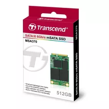 Trasciende Sata Iii 6 Gb / S Msa370 Msata Ssd Ts512gmsa370