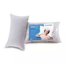 Almohada Suavestar Bienestar Fibra 80 X 40 - Rex Color Blanco