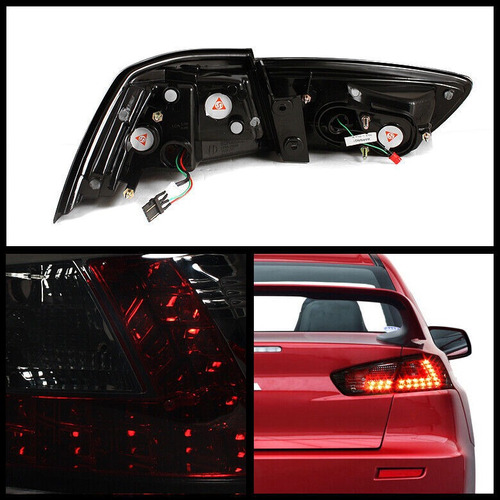 Par Micas Ahumado Led Mitsubishi Lancer Gts 2010 2.4l Foto 3