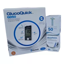 Glucometro Con 50 Tiras 50 Lancetas Glucoquick Gd50