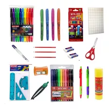 Set Útiles Escolares Primaria Secundaria Kit Completo X50