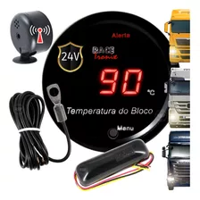 Marcador Temperatura Bloco Caminhao Digital 24v Universal