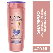 Shampoo Elvive Kera Liso Brillo Y Sedosidad X 400 Ml.