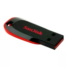 Pen Drive 64gb Cruzer Blade Usb 2.0 Sandisk Orig Lacrado Nfe