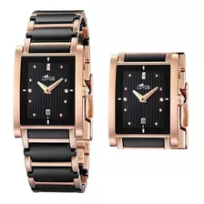 Reloj Lotus Original Para Mujer De Cerámica Negra L/15586/3