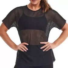 Blusa T-shirt Spot Básica Preto Telinha Caju Brasil