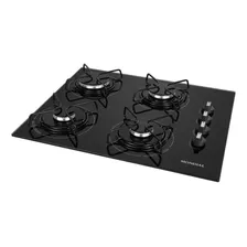 Cooktop A Gás, 4 Bocas, Mondial, Preto/inox, Bivolt - Ctg-01