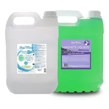 Sabonete Liquido Alfazema 5l + Álcool Liquido - Galões 5l