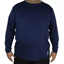 Blusa Camisa Proteção Uv50 Solar Térmica Masculina Plus Size