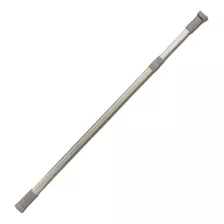 Varão Tubo Para Banheiro Extensor Multifuncional 70 A 1,20cm Cor Alumínio Polido