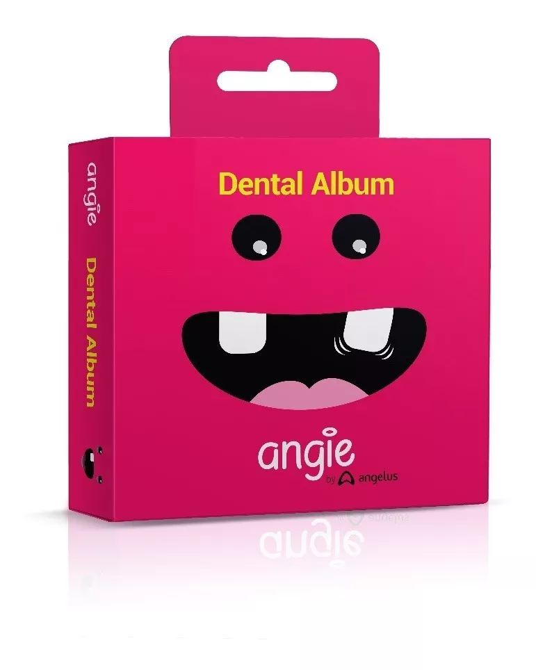 Porta Dente De Leite / Dental Album Premium Angie - Rosa