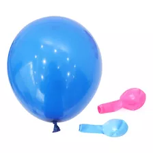 100 Globos De Látex 30 Cm Mate