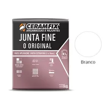 Rejunte Junta Fine Ceramfix 1kg Branco