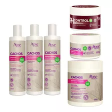 Kit Apse Cachos Creme Acidificante Ph Control Antiporosidade