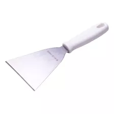 Espátula Reta Branca 12cm Hercules Es120 Cor Branco