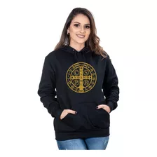 Blusa Moletom Feminino Canguru Country São Bento Religião