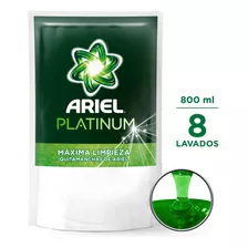 Jabón Líquido Para Ropa Ariel Platinum 800ml