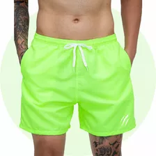 Bermuda Shorts De Tactel Masculino Academia Treino Crossfit