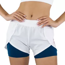 Short Everlast Captain America Mujer-blanco