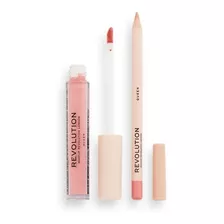 Revolution Lip Kit Queen Liquid Lipstick And Lip Liner Matte