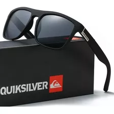 Óculos Quiksilver Uv400 Preto Luxo Kit Completo 