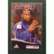 Cartão Telefônico Gift Card De Judô: adidas. Teddy Riner.