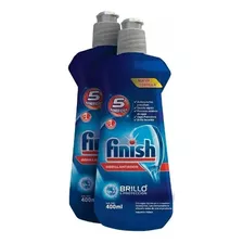 Pack X2 Lavatrastes Liquido Finish Abrillantador 400ml C/u