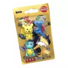 Set Gomas Borrar Figuras Serie Animé Pokémon Pikachu