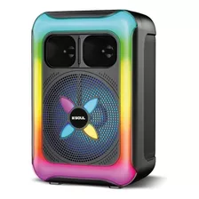 Parlante Soul Bluetooth Xl150 10w Led Color Luces Microfono Color Negro