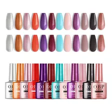 Gama De 12 Colores Gel Esmalte Semi Permanente Obp