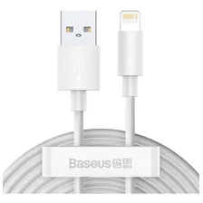 Baseus Cable Usb Para iPhone 2.4 A 1.5m 2 Piezas Blanco 