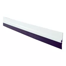 Zocalo Burlete Para Puerta De Aluminio Con Goma 1mts 