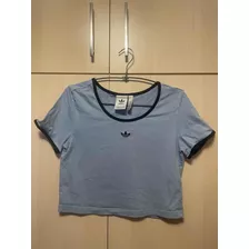 Blusa Cropped Algodão adidas