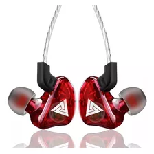 Audífonos In-ear Qkz Ck5 Rojo