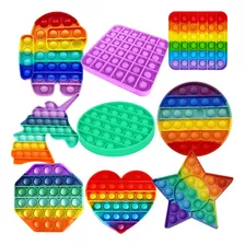 9pcs Anti-stress Alívio Do Estresse Jogo Squishy Pops Fidget