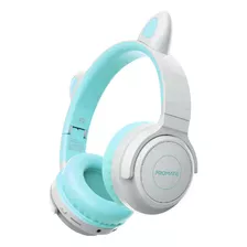 Promate Panda.aqa Headphones P/niños Inal+bt Blanco/celeste