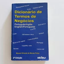 Livro Dicionário De Termos De Negócios Port/inglês 1997