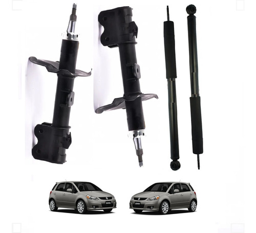 Kit 4 Amortiguadores Delantero-trasero Suzuki Sx4 2015-2020 Foto 2