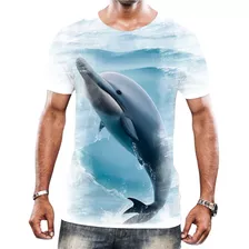 Camiseta Camisa Personalizada Golfinho Mar Boto Aquático 1