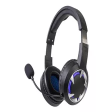 Headset Gamer Dust X26 Com Luz Azul Haste Ajustavel