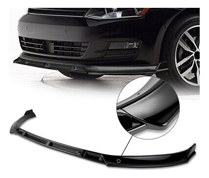 [3pcs]for 14-17 Vw Golf Painted Black Front Bumper Spli Spd1 Foto 5