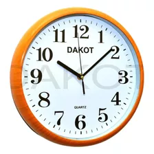 Reloj De Pared Dakot Pp29 Color Madera 