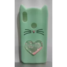 Funda Para Celular Moto One Diseño Gato + Mica 9d