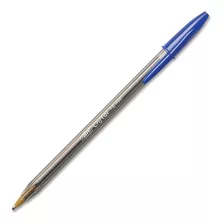 Boligrafo Lapicero Bic Cristal Intenso Azul 12 Piezas