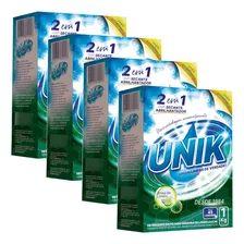 4x Detergente P Lava-louças Unik Em Pó Caix 1 Kg Brisa Limão