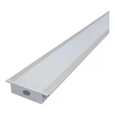 Kit 13 Perfil Led Alumínio Embutir 2 Metros P/ Fita Led 40mm