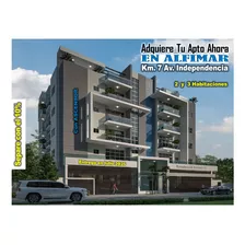 Proyecto De Aptos En Alfimar, Km.7 De La Independencia, De 2 Y 3 Habitaciones, Con Ascensor, Us$162,100.00