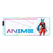 Mousepad Gamer Extra Grande C/luz Rgb Anime Gtc Ani-pad015