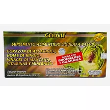 Pack 30 Ampolletas Corazon Alcachofa Vinagre Manzana Hinojo