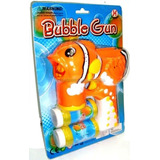Pistola Lanza Burbuja Juguete Nemo Usa Pilas Aa Agua C/music